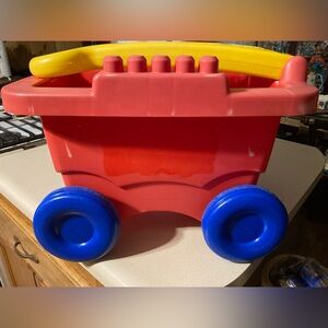 Mega Lego Blocks and wagon